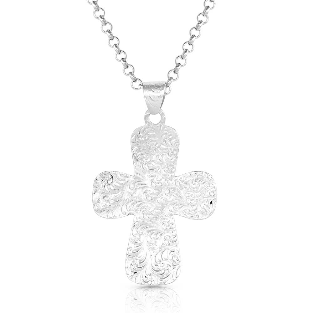 Grounded in Faith Turquoise Cross Necklace