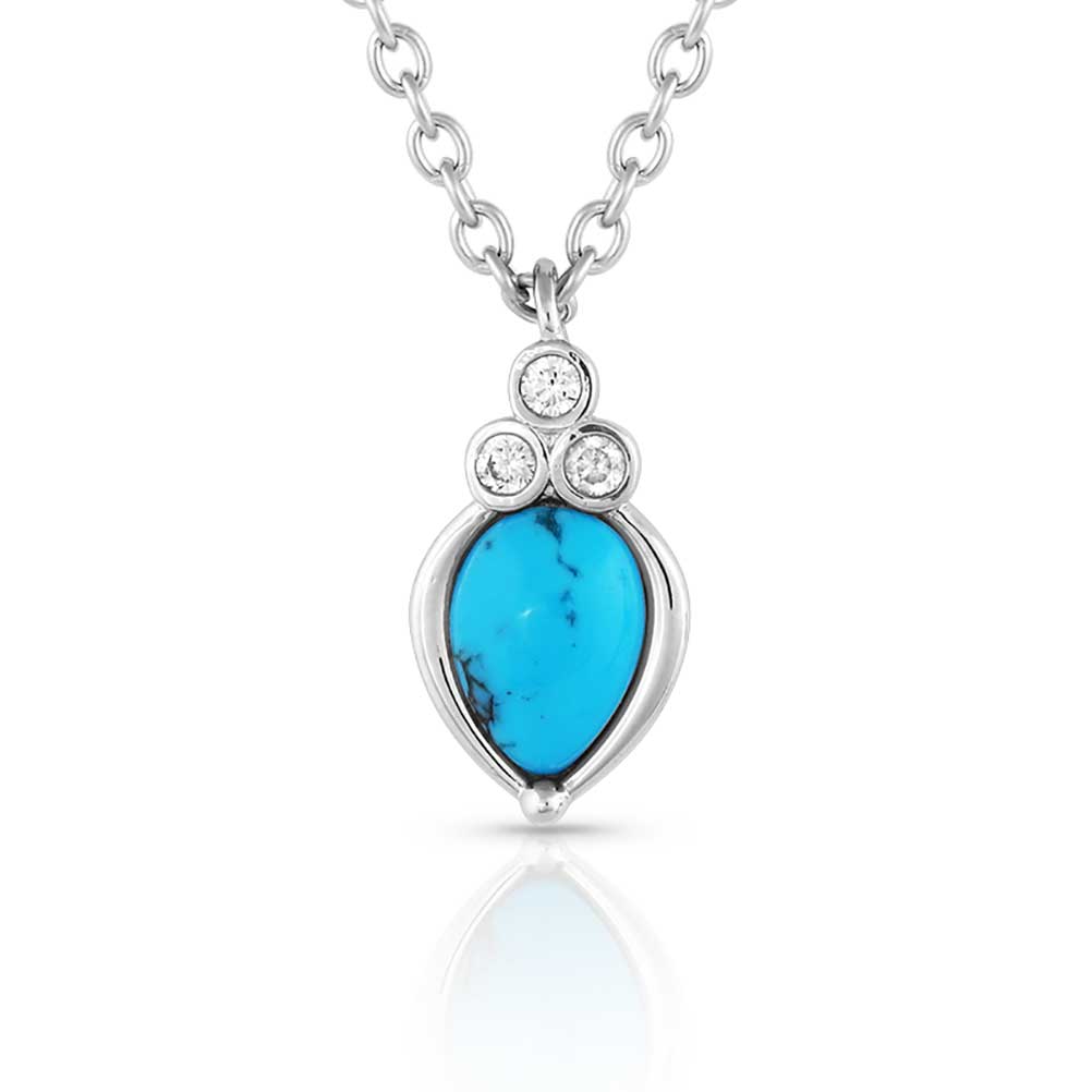 Tip of the Iceberg Turquoise Necklace