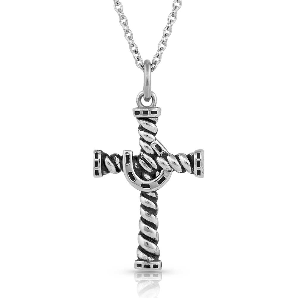 Farrier's Faith Cross Necklace