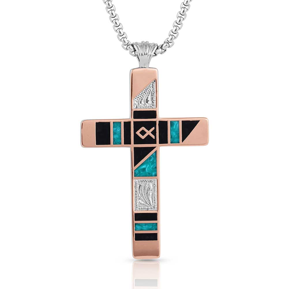 Cross Necklace Hunting Faith And Fishing T-Shirt - TeeNavi