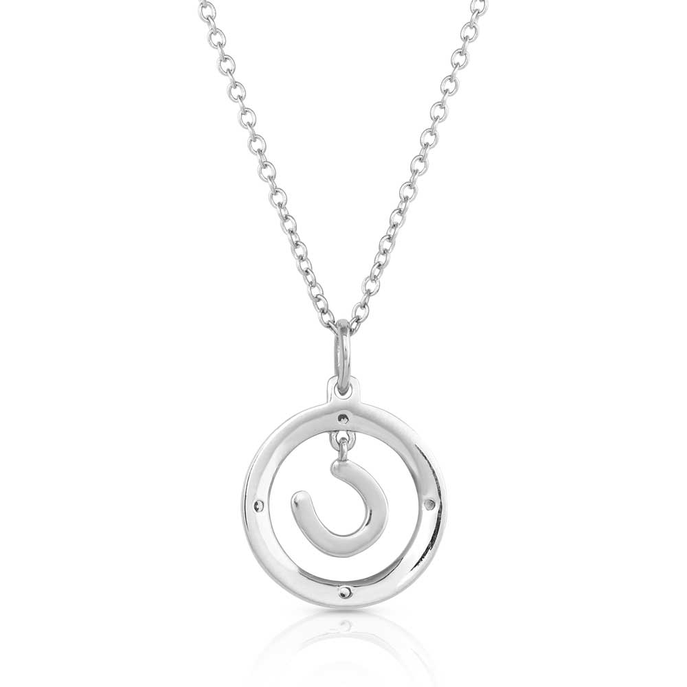Luck of the Draw Horseshoe Necklace