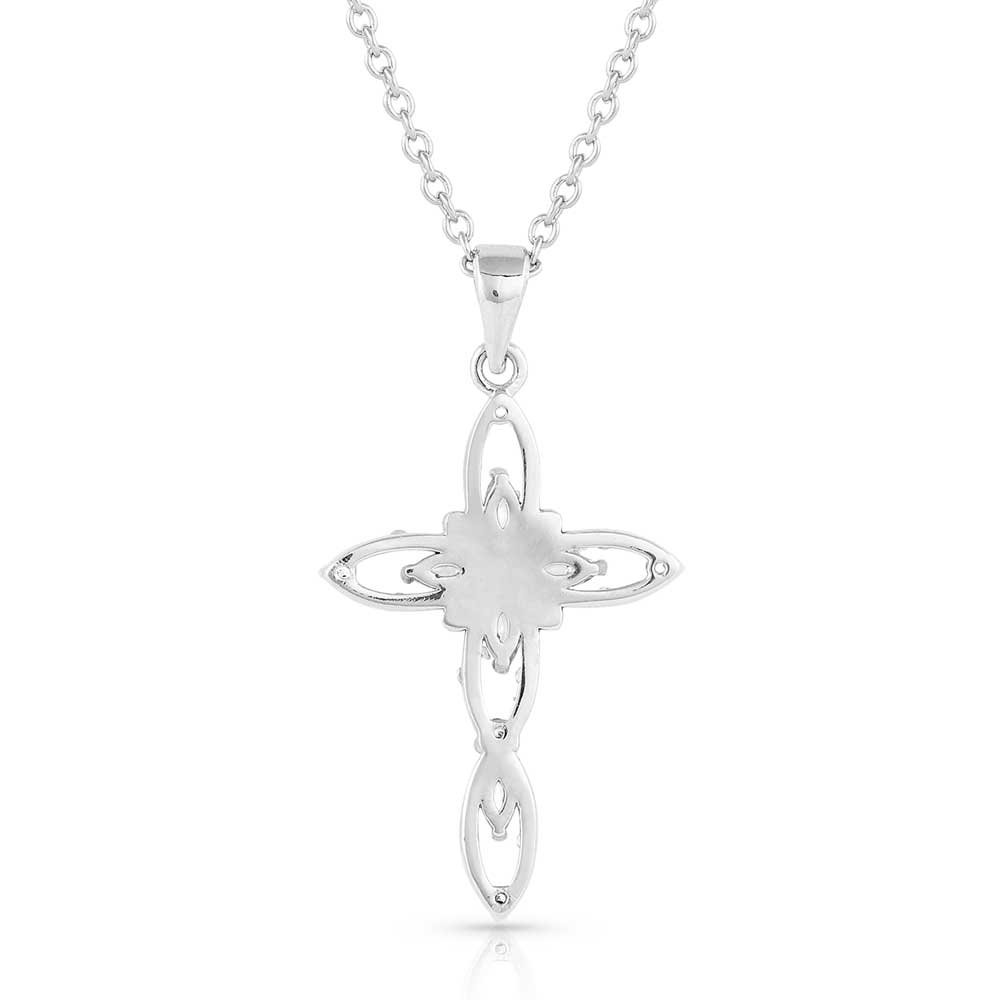 Star of Wonder Crystal Cross Necklace