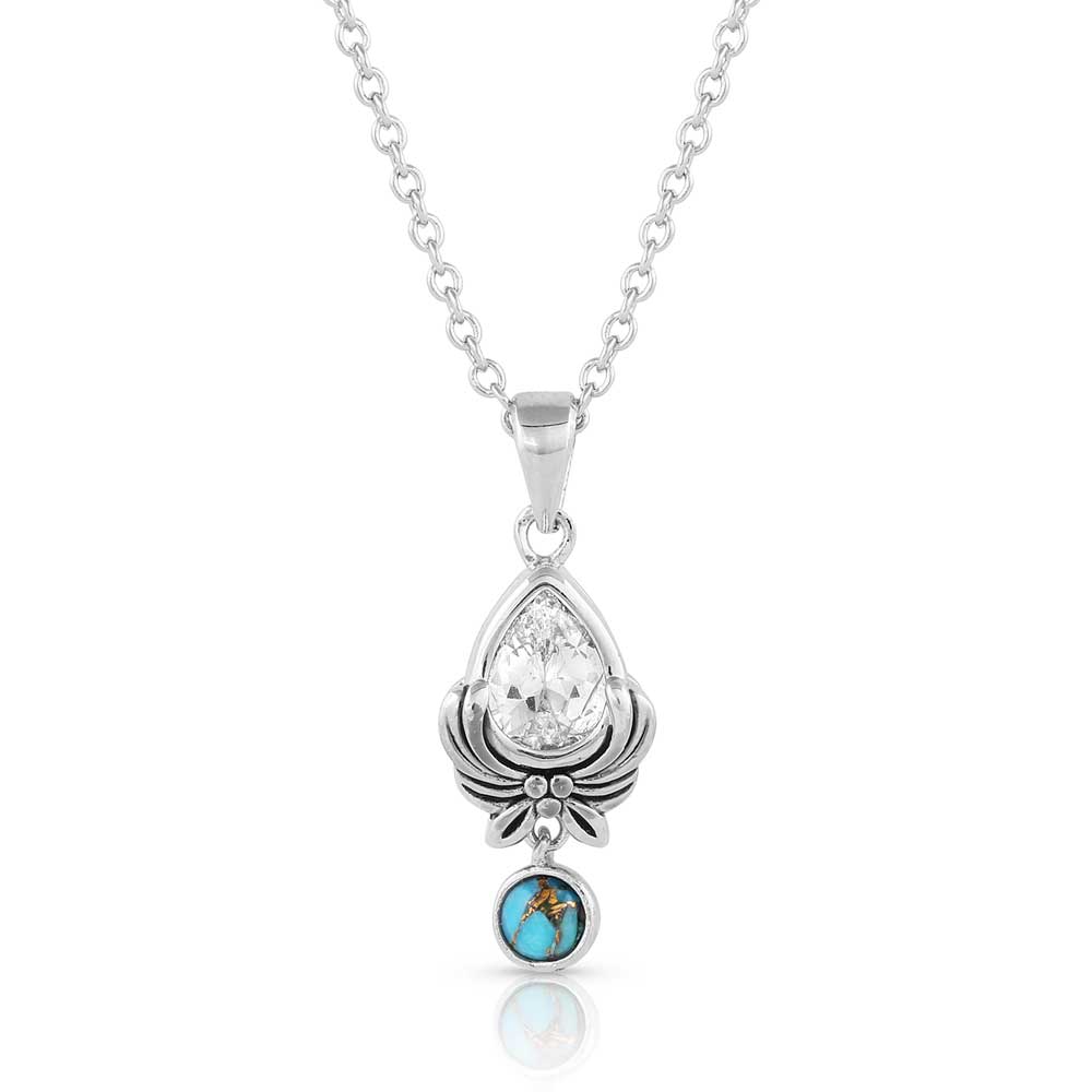 Western Zen Crystal Turquoise Necklace