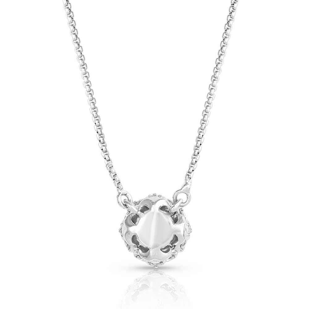 On the Edge Crystal Necklace