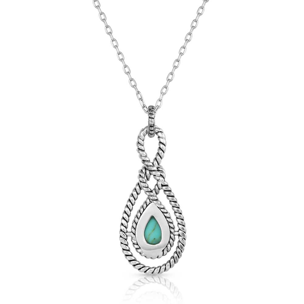 Bowline Knot Turquoise Necklace