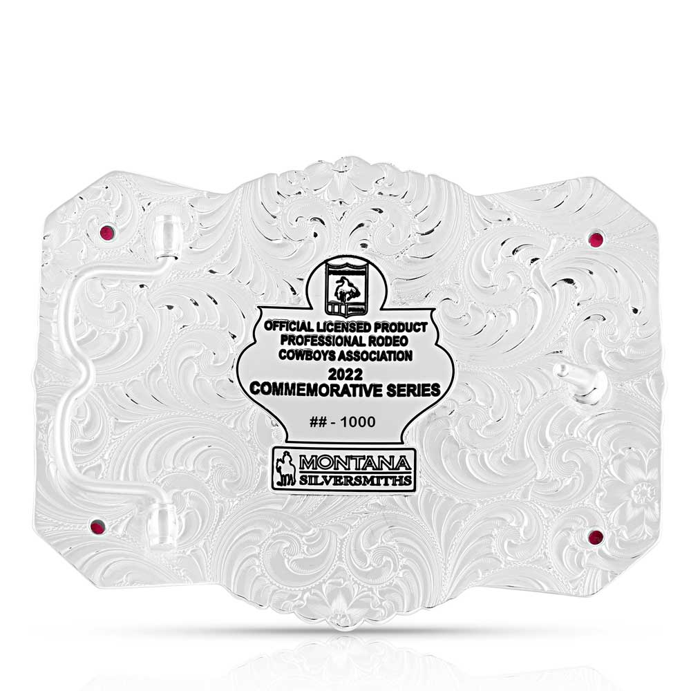 2022 National Finals Rodeo Squared Belt Buckle