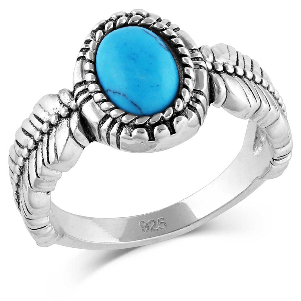 From the Ground Up Turquoise Ring