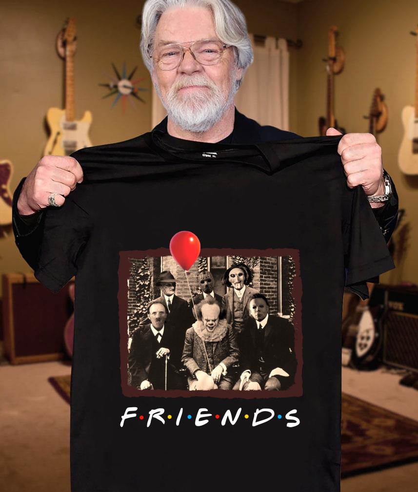 Official Friends Halloween Characters Horror Movies Shirt 3