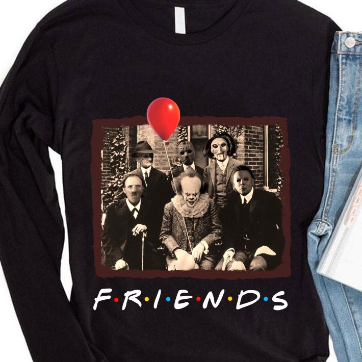 Official Friends Halloween Characters Horror Movies Shirt 4