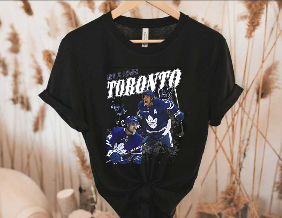 Great Bulletin Athletic Toronto Maple Leafs Grahic Tee Shirt, Maple Leafs Toronti Hockey Shirt, Maple Leafs My Hockey Merch
