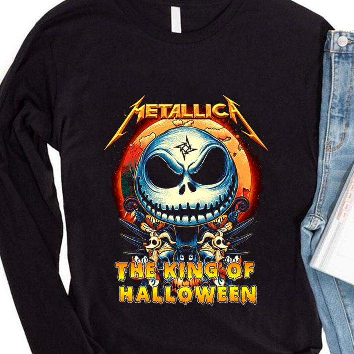 Awesome Jack Skellington Mashup Metallica The King Of Halloween Shirt ...
