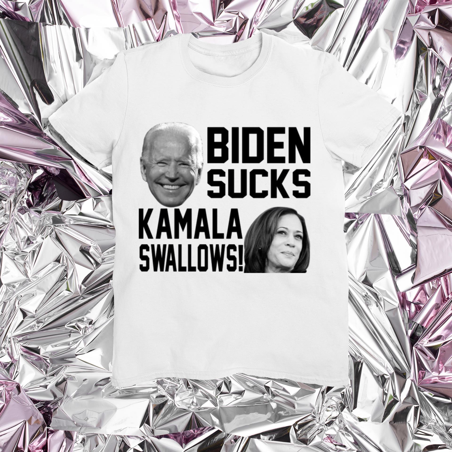 Kamala swallows Biden sucks shirt 2