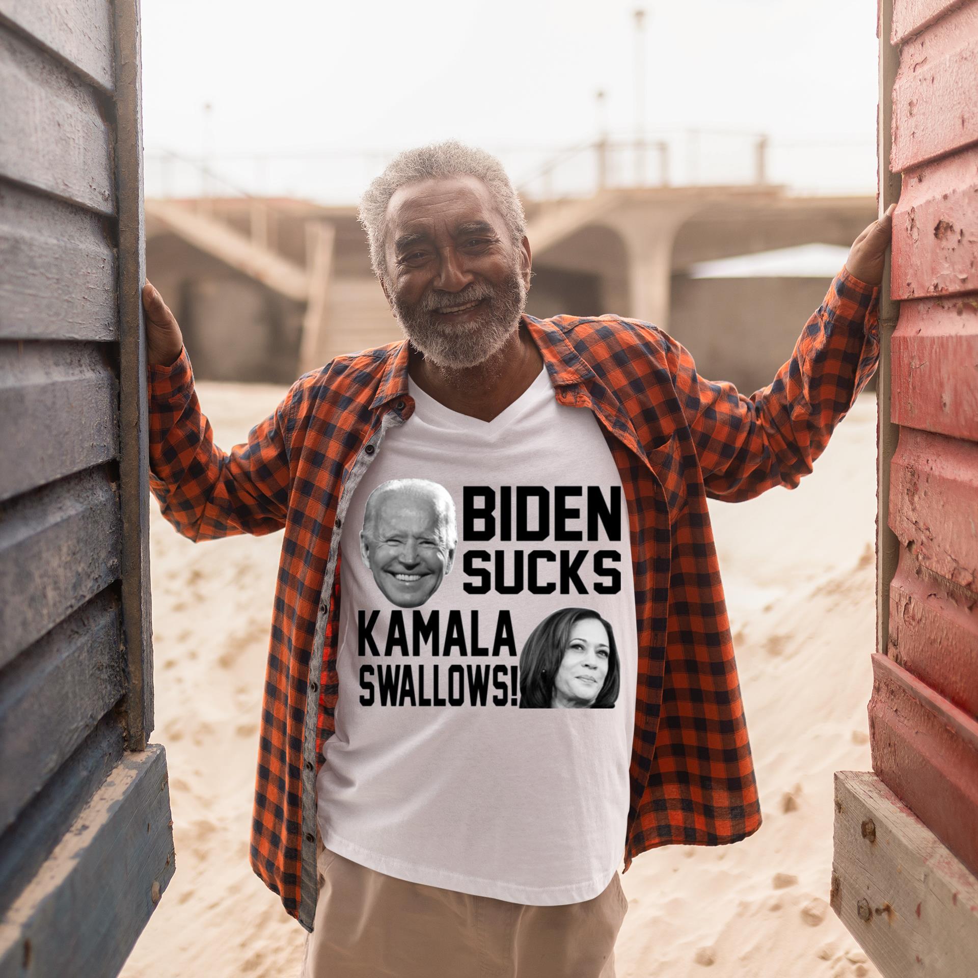 Kamala swallows Biden sucks shirt 4