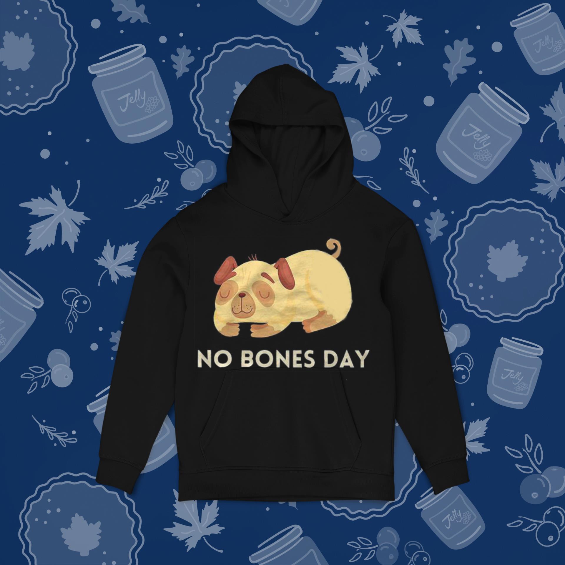 No bones day Pug shirt