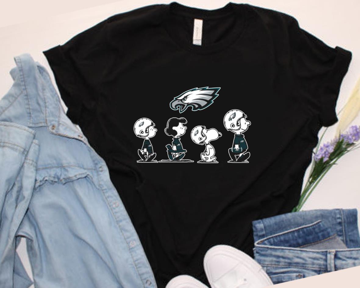 Snoopy Eagles Walking Shirt, The Peanut Character Charlie Brown And ...