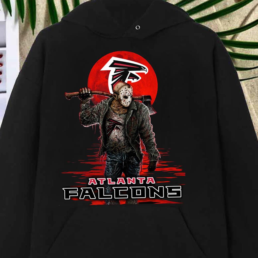 Best Atlanta Falcons Mashup Jason Voorhees Horror Movies Shirt, Jason Voorhees Atlanta Falcons Shirt