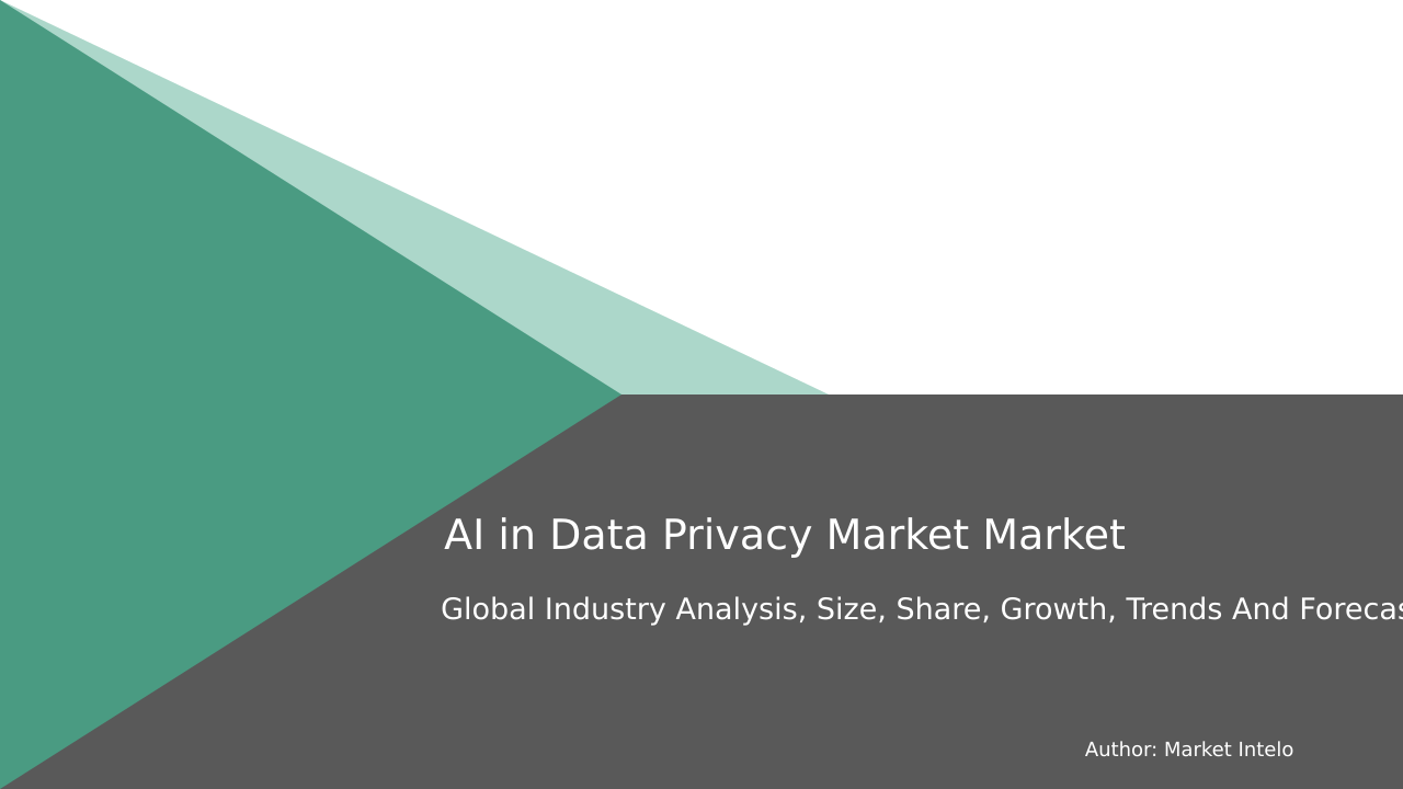 AI in Data Privacy Market Research Report 2033