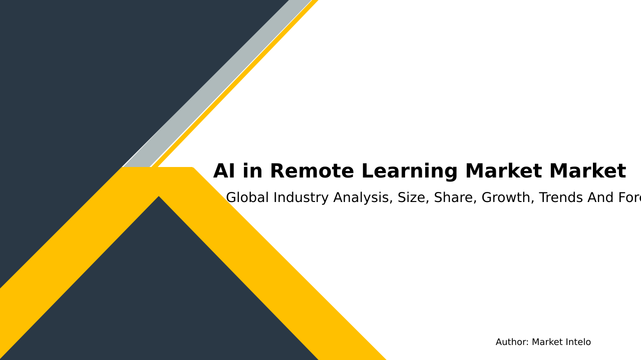 AI in Remote Learning Market Research Report 2033