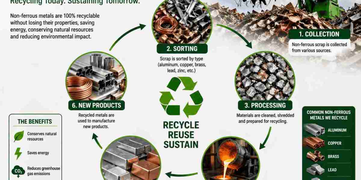 Non-Ferrous Scrap Recycling Market Research — Long-Term Growth Perspective and Strategic Outlook Beyond 2034