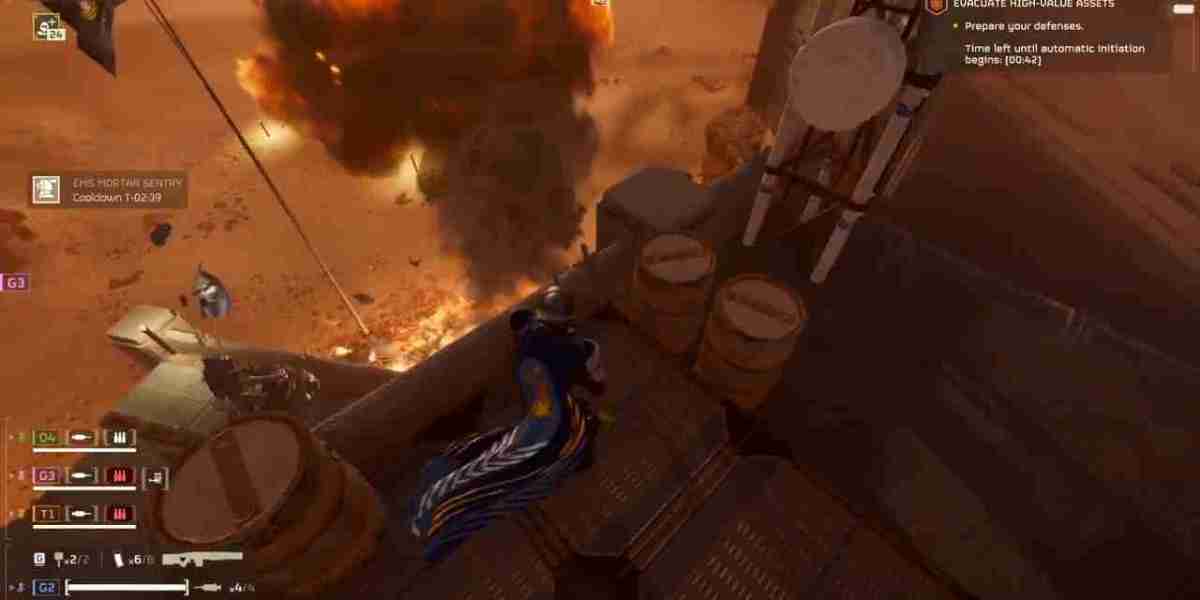 Helldivers 2 Reveals EXO-55 Mech Autocannon Is Reloadable