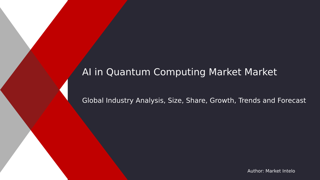 AI in Quantum Computing Market Research Report 2033