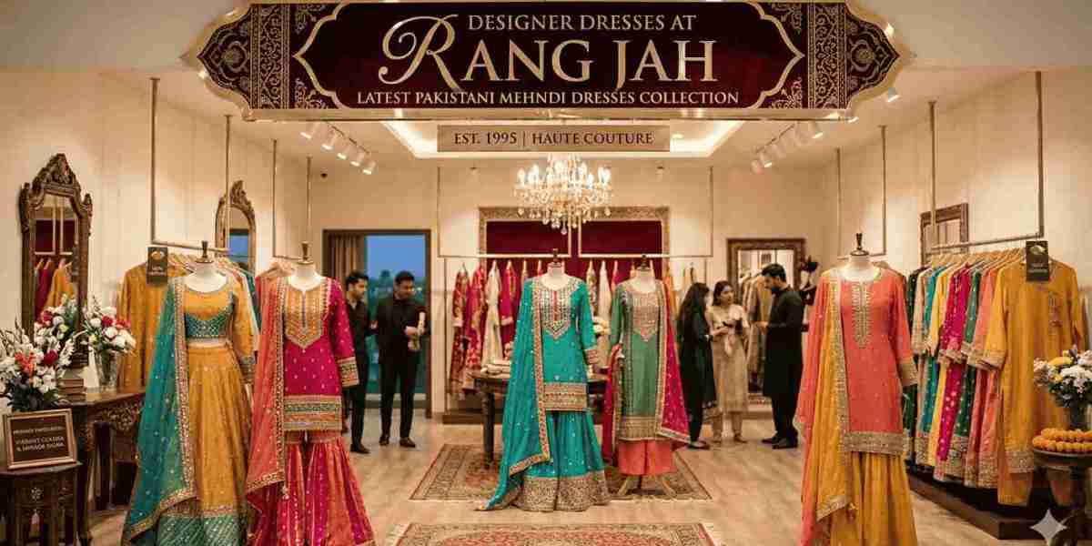 How to Choose the Perfect Pakistani Mehndi Dresses at Rang Jah