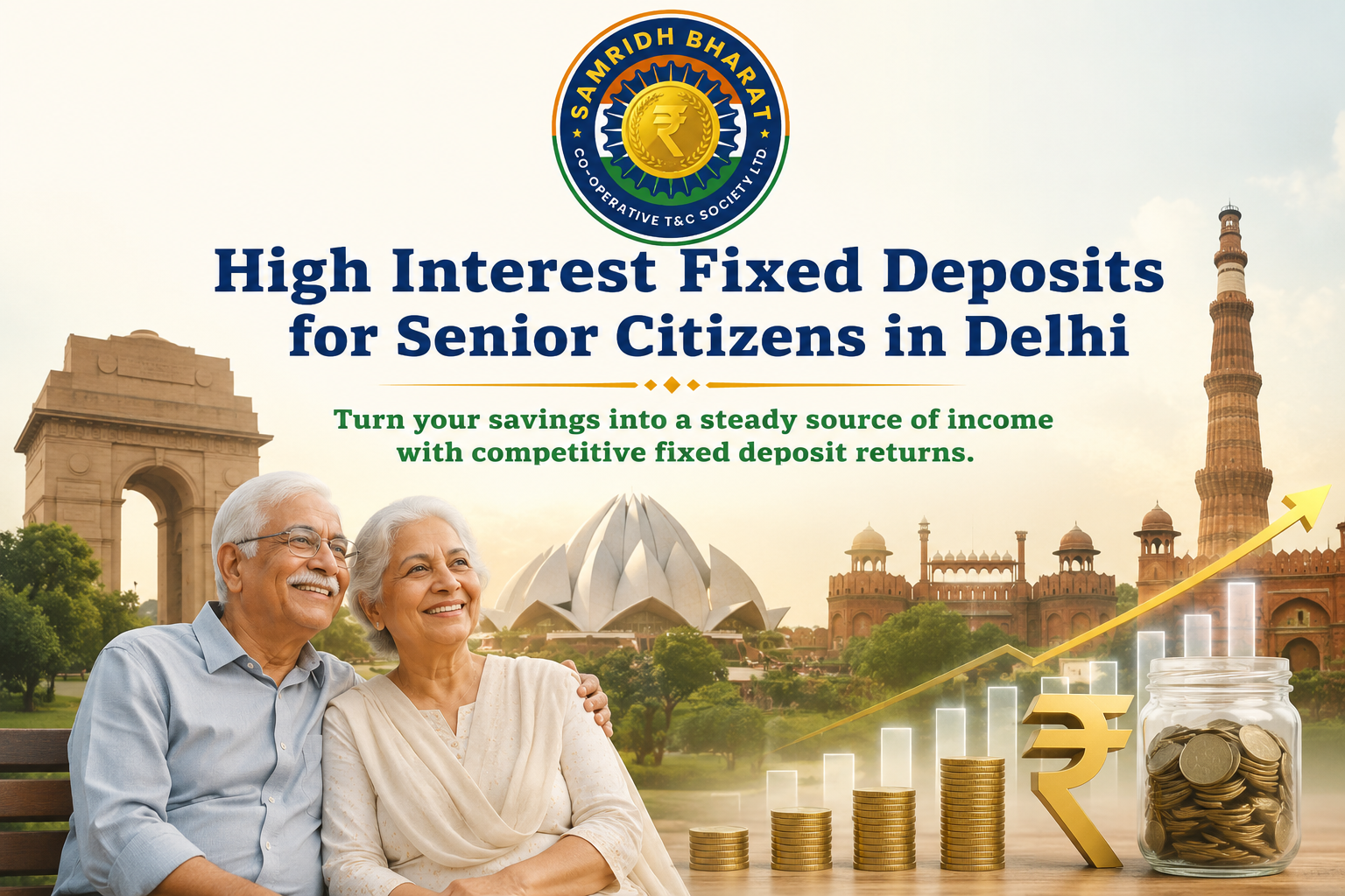 Fixed Deposit Opportunities Helping Senior Citizens Earn High Interest in Delhi – Samridh Bharat Society