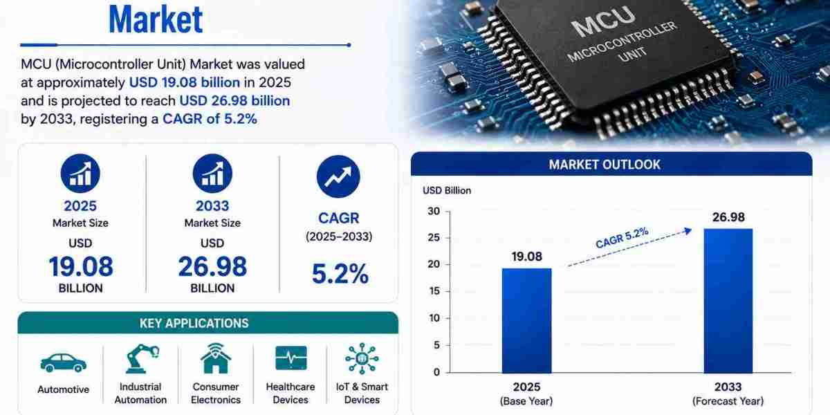 MCU (Microcontroller Unit) Market Expands with Rising Demand for Smart Embedded Systems