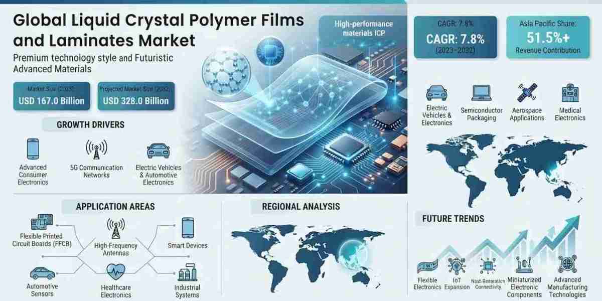 Liquid Crystal Polymer Films and Laminates Market Size Growth 2032
