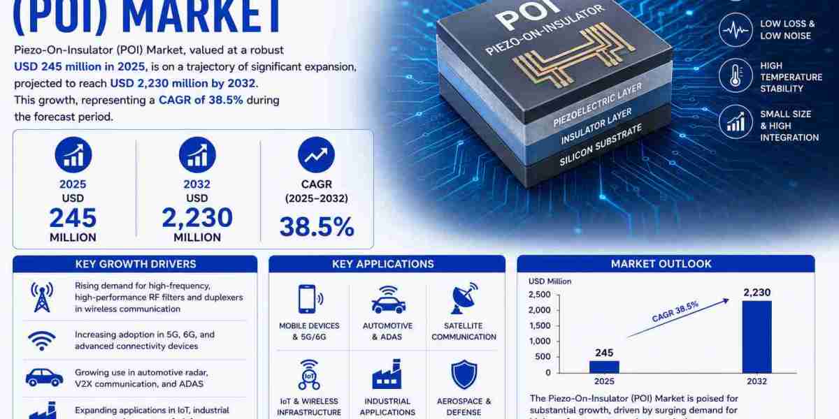 Piezo-On-Insulator (POI) Market Driven by Growth in 5G Communications, MEMS Sensors, and RF Filter Applications