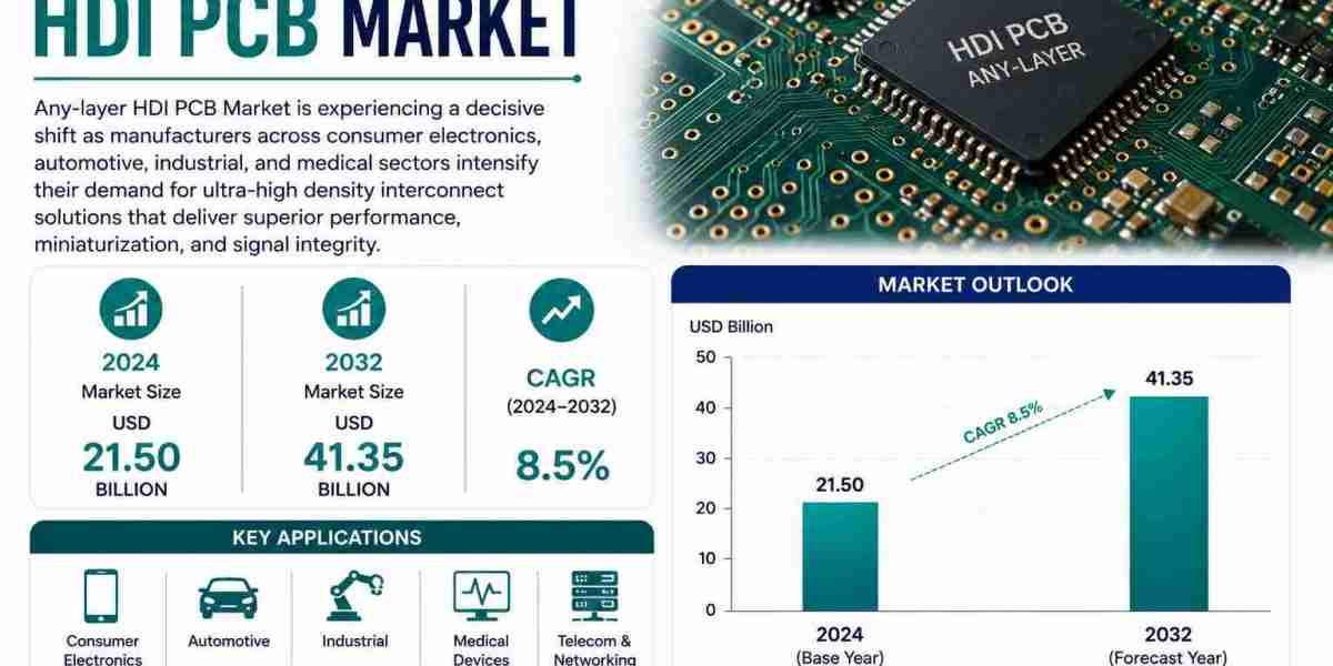 Any-layer HDI PCB Market Driven by Growth in AI Devices, 5G Electronics, Automotive Systems, and High-Performance Comput