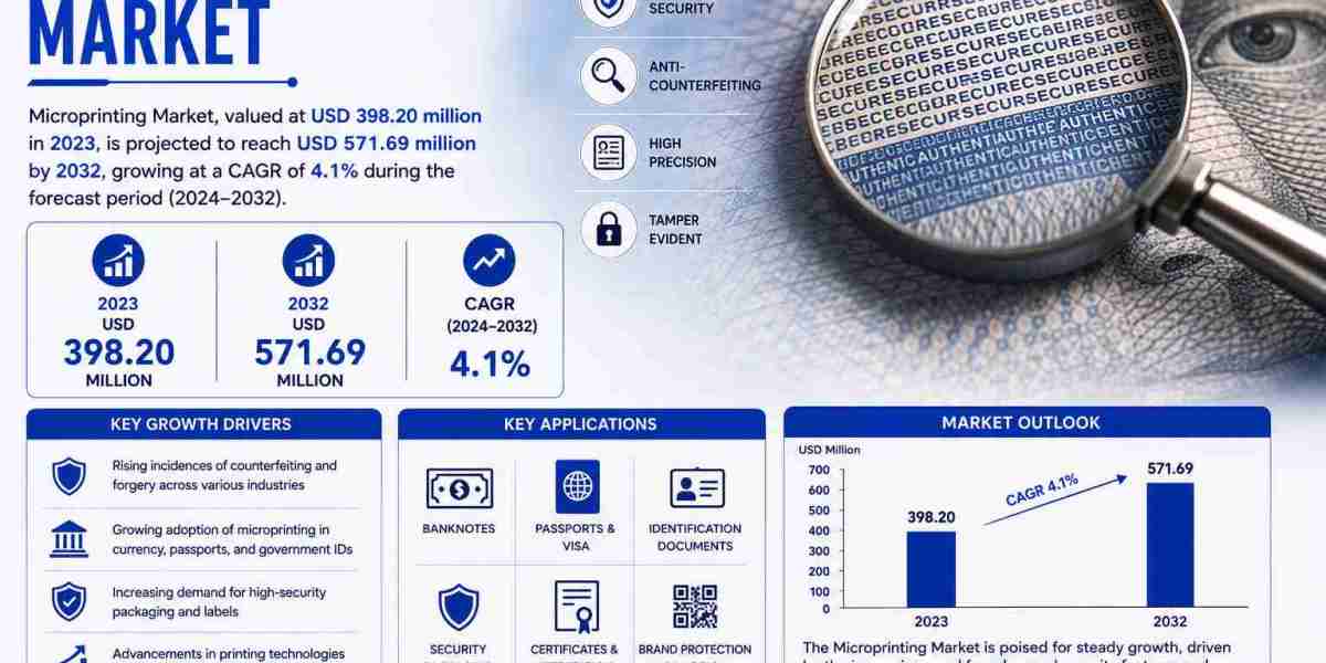 Microprinting Market Driven by Growth in Secure Documents, Currency Printing, Packaging, and Brand Protection
