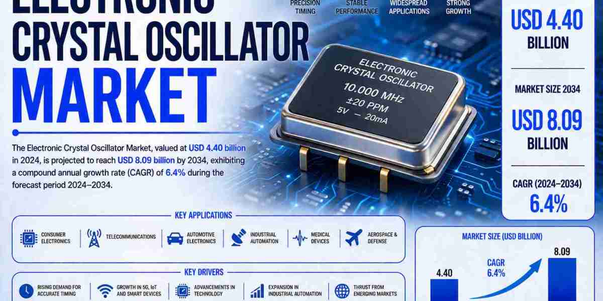 Electronic Crystal Oscillator Market to Reach USD 8.09 Billion by 2034