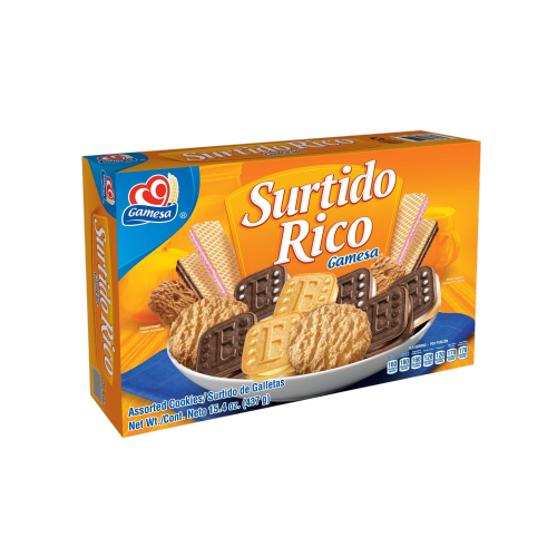 GAMESA 12/15.4Z SURTIDO RICO