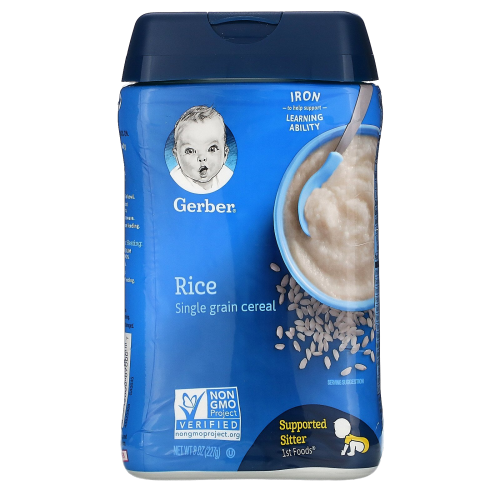 GERBER 2/3/8Z RICE CEREAL