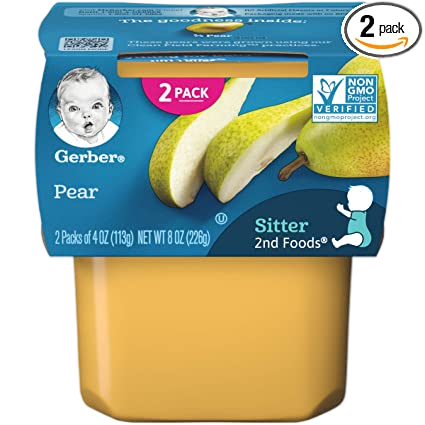 GERBER 8/2PK/4Z 2ND PEAR