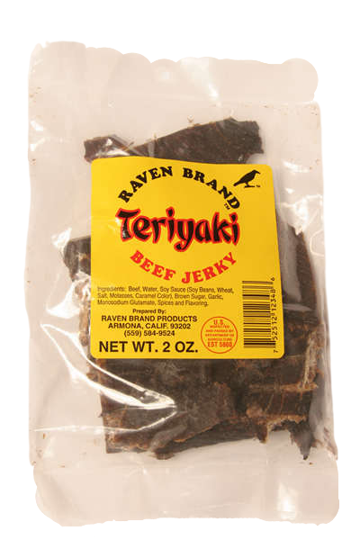 RAVEN 0.8Z JERKY TERIYAKI