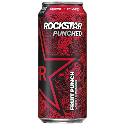 ROCKSTAR 12/16Z FRUIT PUNCHED