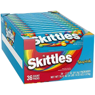 SKITTLES RS 36CT TROPICAL