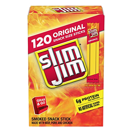 SLIM JIM 120CT ORIGINAL SNACK SIZE