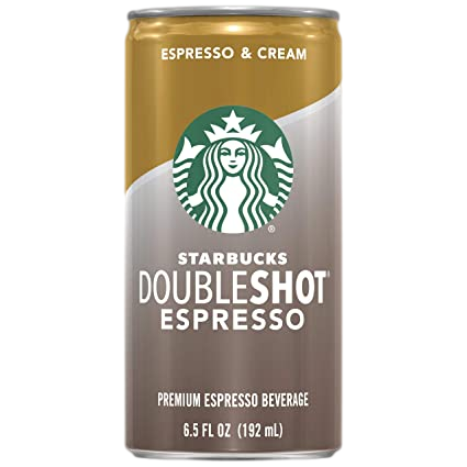 STARBUCKS 12/6Z DOUBLE SHOT ESP & CREAM