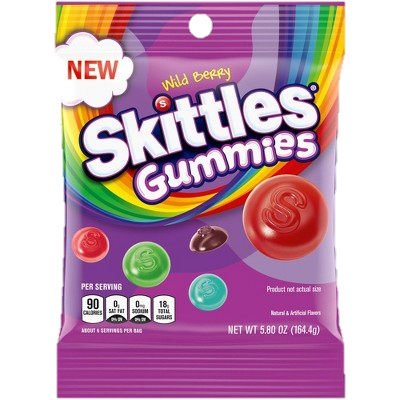 SKITTLES BAG 12/5.8Z GUMMIES WILD BERRY