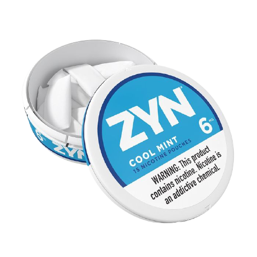 ZYN Nicotine Pouches, Cool Mint, 6 mg, 15 pouches, 5 ct