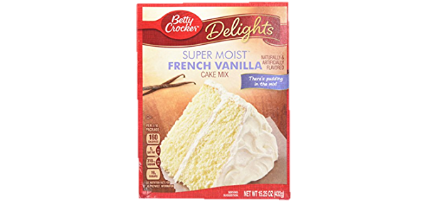 betty crocker vanilla cake mix