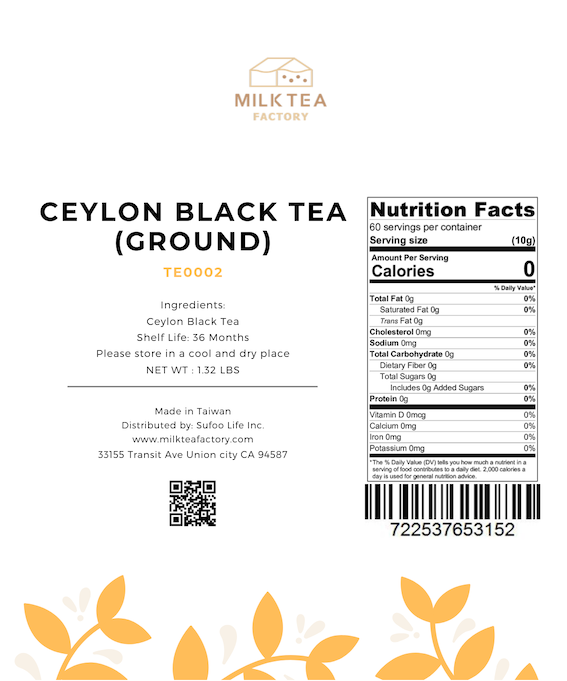 Tea MILK TEA FACTORY