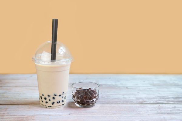 1.2cm x 24cm (Black) Big Straw Wrapped - SP0031 - Milk Tea Factory