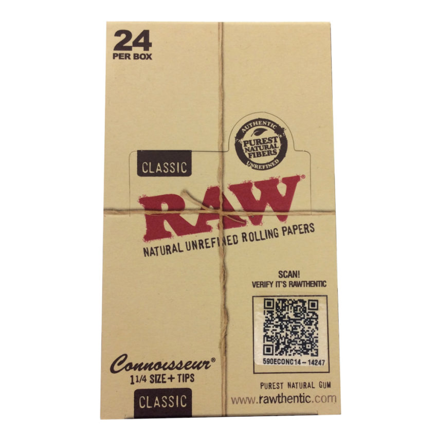 Raw Classic Connoisseur 1 14 Tips 24 Ct 7941