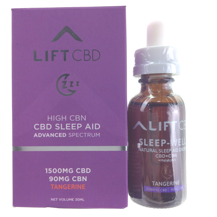 LIFT CBD TANGERINE 1500MG/30ML ZZ SLEEP AID