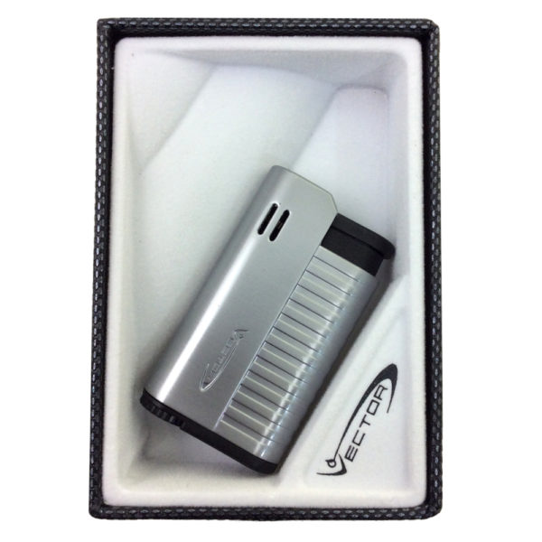 VECTOR HAMMER/1C (CHROME SATIN) TORCH LIGHTER