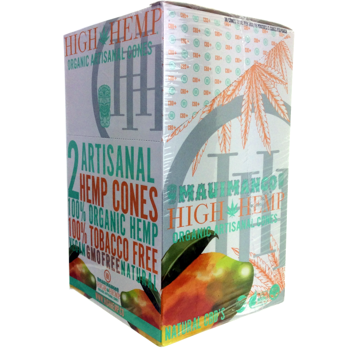 HIGH HEMP CONES MANGO (15/2CT) HIGH HEMP CONES MANGO (15/2CT)